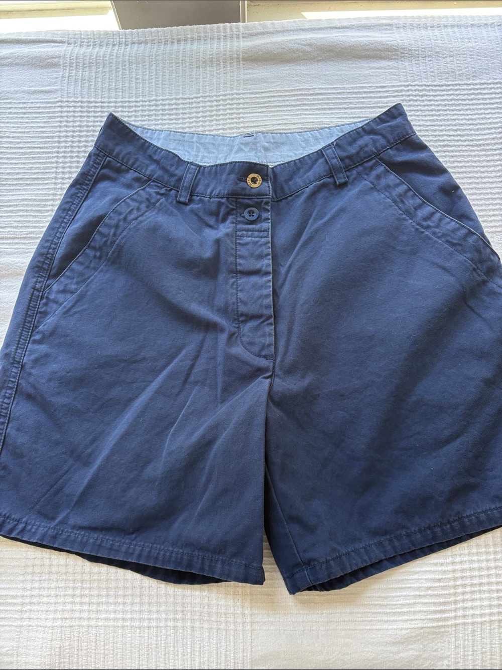 Nike Women's High Waist Navy Blue Shorts